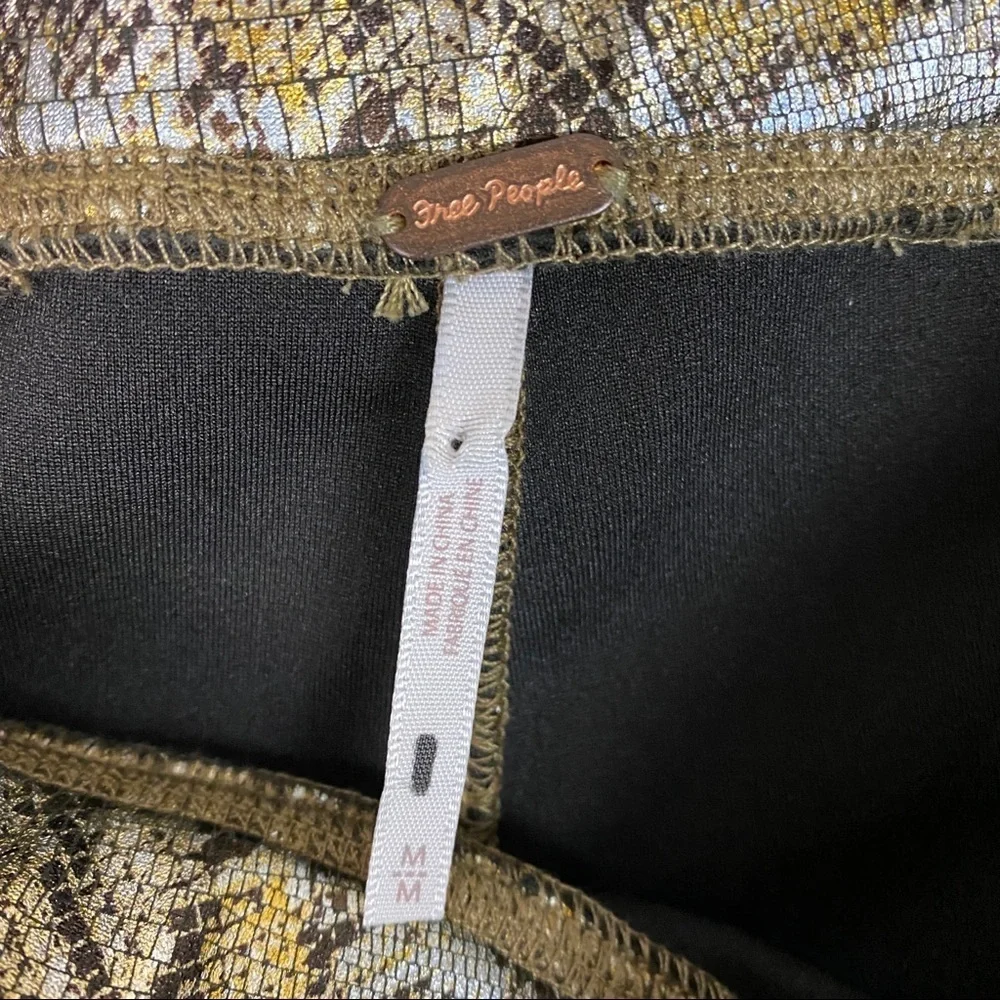 Free People Cheetah Print Leggings Size Medium